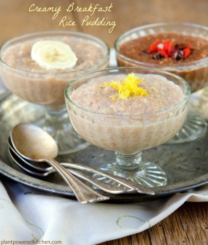 Creamy Breakfast Rice Pudding by Dreena Burton #vegan #glutenfree #oilfree