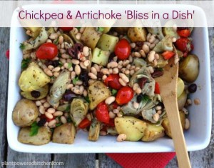 Chickpea & Artichoke 'Bliss in a Dish' by Dreena Burton. www.plantpoweredkitchen.com #vegan #glutenfree #nutfree #wfpb