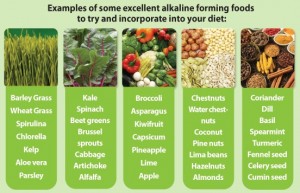 alkaline foods chart