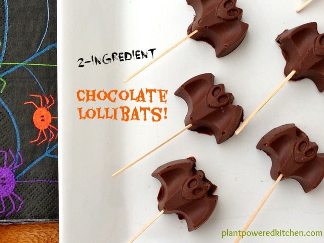 Chocolate Lollibats by Dreena Burton #vegan #glutenfree #dairyfree 