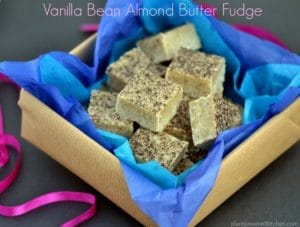 Vanilla Bean Almond Butter Fudge by Dreena Burton #vegan