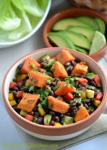 Smoky Sweet Potato and Black Bean Salad - from "Let Them Eat Vegan", by Dreena Burton of Plant-Powered Kitchen