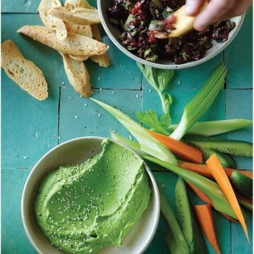 Incredibly edible edamame dip from "The Blender Girl Cookbook"