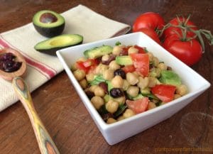 Summer Chickpea Salad (vegan, gluten-free, soy-free, oil-free) by Dreena Burton, Plant-Powered Kitchen