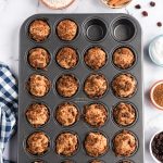 Cinnamon Bun Muffins in pan