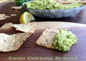 Green Chickpea Hummus by Dreena Burton #vegan #glutenfree #nutfree #oilfree