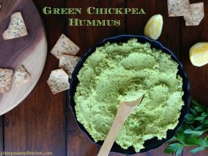 Green Chickpea Hummus by Dreena Burton #vegan #glutenfree #nutfree #oilfree