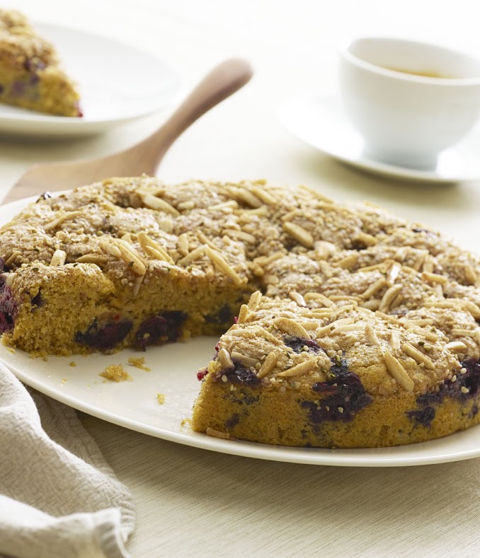 Blueberry Coffee Cake from "Super Seeds" by Kim Lutz