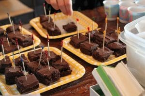 Crazy Brownies from Plant-Powered Families book signing www.plantpoweredkitchen.com