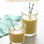 Creamsicle Smoothie! Dairy-free, whole-foods vegan smoothie, using Vega One and Silk Almond Milk #buildabettersmoothie