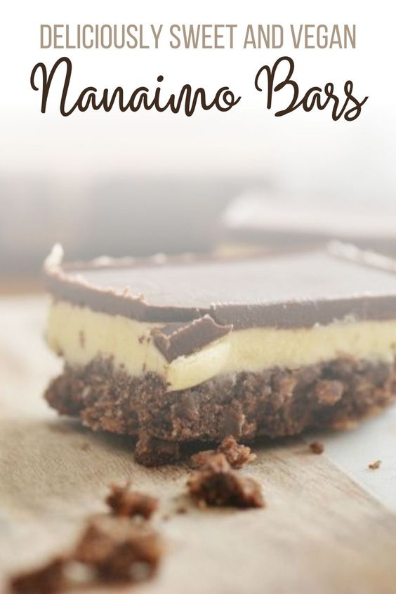 Vegan Nanaimo Bars (glutenfree, nutfree)