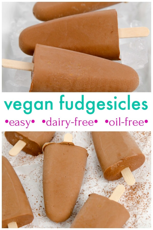 vegan fudgesicles