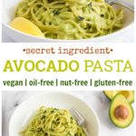 avocado pasta images for pinning