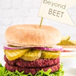 beyond beet burger photo
