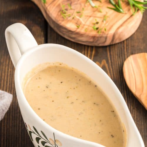 Easy Vegan Gravy Golden Gravy from Dreena's Kind Kitchen (oilfree)