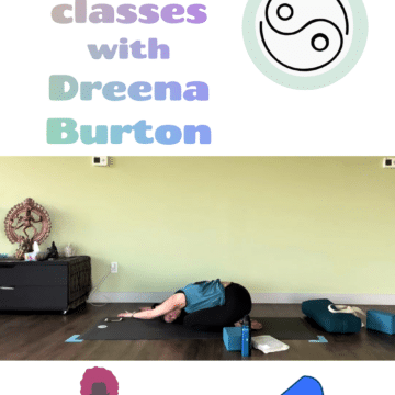 yin yoga class pinterest image