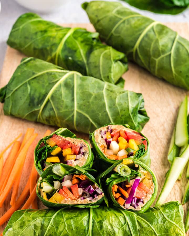 how to make collard wraps